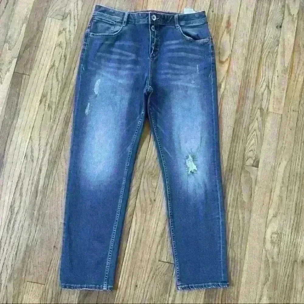 s.oliver girlfriend ankle distressed Jeans size 40